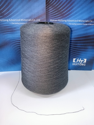 Black Yarn 21s 28% Stainless Steel Fiber, 36% Cotton Blended with 36% Polyester for  Anti static Socks