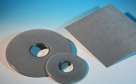 Silver 1.5kg/m2 60 Micron 316L Stainless Steel Fiber Felt 88% Porosity