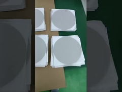 ১২৮ মিমি ব্যাসার্ধের টাইটানিয়াম ফাইবার ফিল্ট উভয় পক্ষের প্ল্যাটিনাম প্লাটিং সহ o.2um